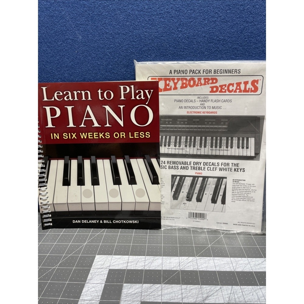 Learn to Play Piano in Six Weeks or‎ Less (Volume 1) Keyboard Decals 24
